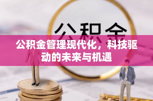 青川公积金管理现代化，科技驱动的未来与机遇