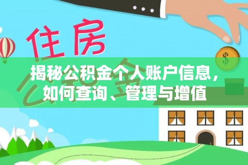 青川揭秘公积金个人账户信息，如何查询、管理与增值