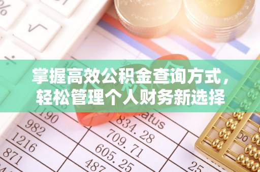 青川掌握高效公积金查询方式，轻松管理个人财务新选择