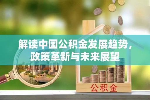 青川解读中国公积金发展趋势，政策革新与未来展望