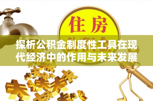 青川探析公积金制度性工具在现代经济中的作用与未来发展趋势