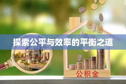 青川探索公平与效率的平衡之道