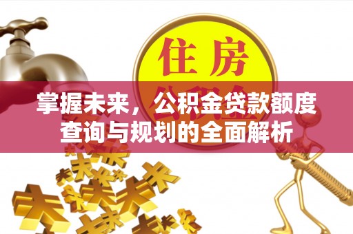 青川掌握未来，公积金贷款额度查询与规划的全面解析