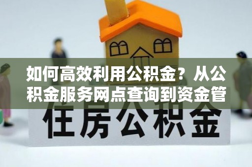 青川如何高效利用公积金？从公积金服务网点查询到资金管理全攻略