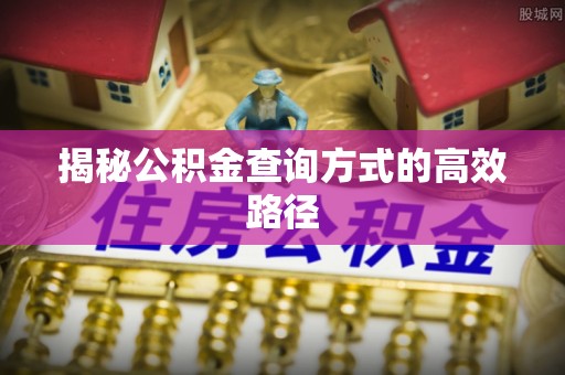 青川揭秘公积金查询方式的高效路径